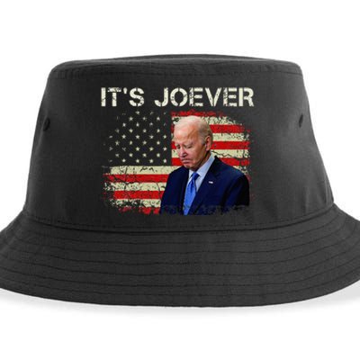 ItS Joever Biden Biden Has Quit The Race For President Sustainable Bucket Hat