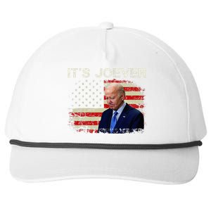 ItS Joever Biden Biden Has Quit The Race For President Snapback Five-Panel Rope Hat