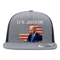 ItS Joever Biden Biden Has Quit The Race For President Flat Bill Trucker Hat