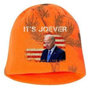 ItS Joever Biden Biden Has Quit The Race For President Kati - Camo Knit Beanie