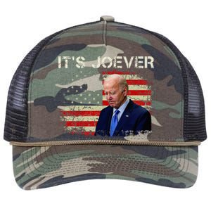 ItS Joever Biden Biden Has Quit The Race For President Retro Rope Trucker Hat Cap