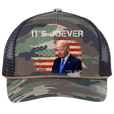 ItS Joever Biden Biden Has Quit The Race For President Retro Rope Trucker Hat Cap