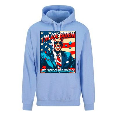 Im Joe Biden And I Forgot This Message Unisex Surf Hoodie