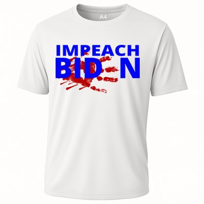 Impeach Joe Biden Bloody Handprint Performance Shirt