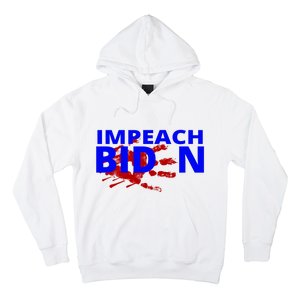 Impeach Joe Biden Bloody Handprint Hoodie