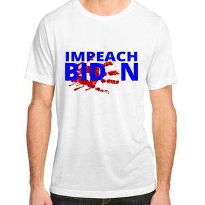 Impeach Joe Biden Bloody Handprint Adult ChromaSoft Performance T-Shirt