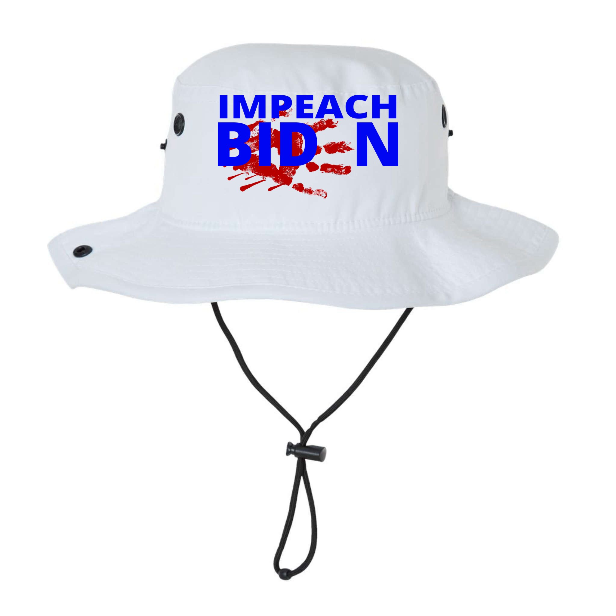 Impeach Joe Biden Bloody Handprint Bucket Hat