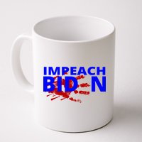 Impeach Joe Biden Bloody Handprint Mug