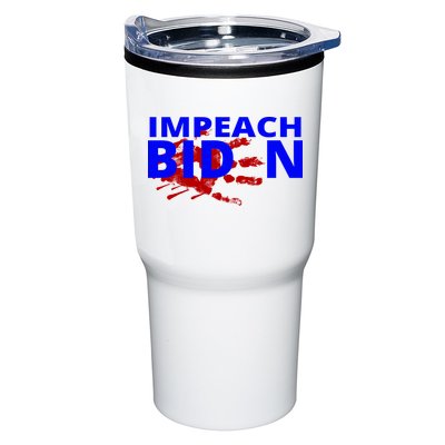 Impeach Joe Biden Bloody Handprint Tumbler