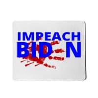 Impeach Joe Biden Bloody Handprint Mousepad