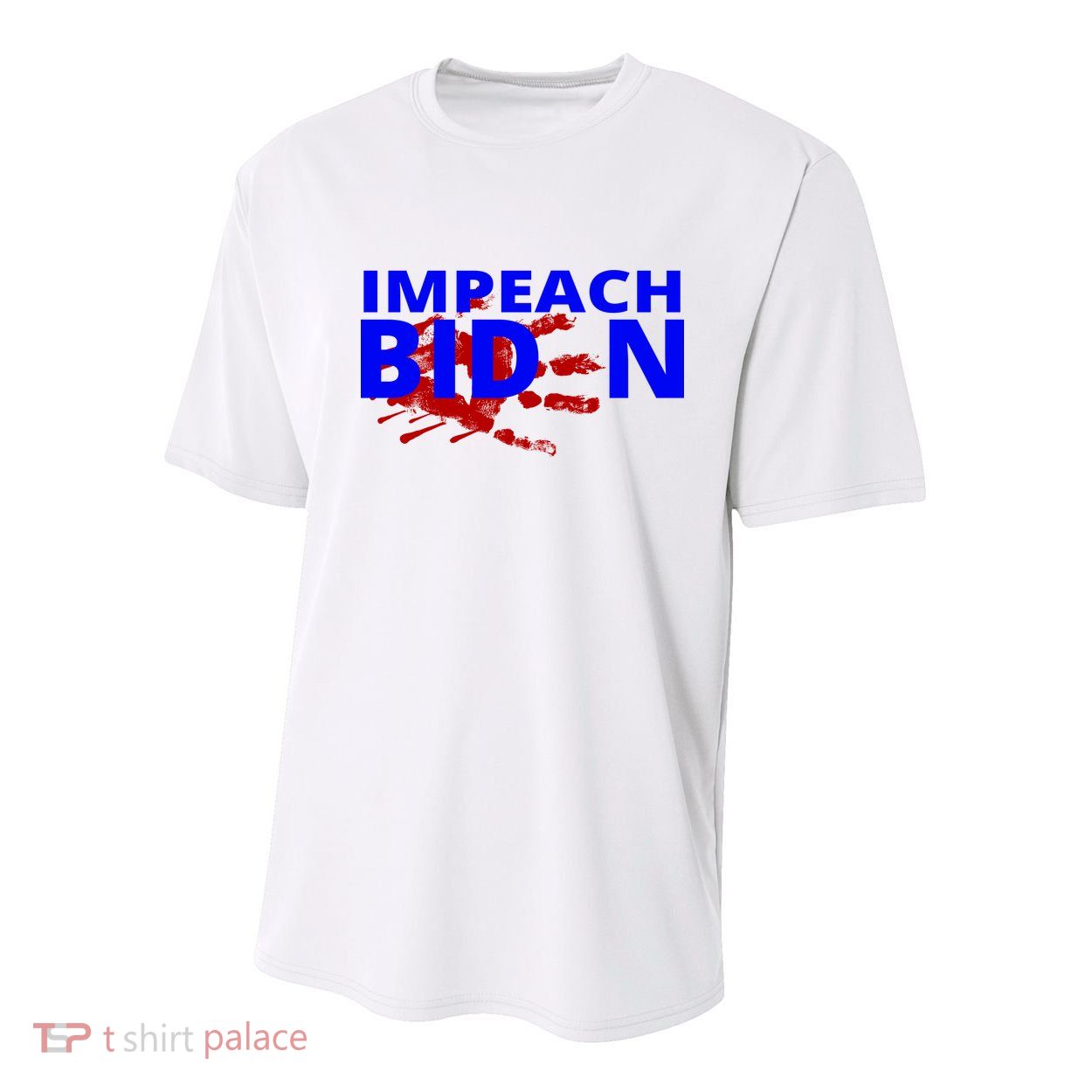 Impeach Joe Biden Bloody Handprint Youth Performance Sprint T-Shirt
