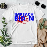 Impeach Joe Biden Bloody Handprint Premium T-Shirt