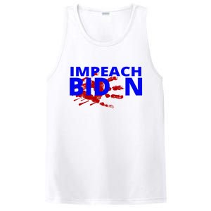 Impeach Joe Biden Bloody Handprint PosiCharge Competitor Tank