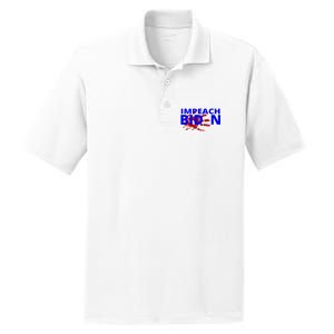 Impeach Joe Biden Bloody Handprint PosiCharge RacerMesh Polo