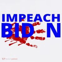 Impeach Joe Biden Bloody Handprint Visor