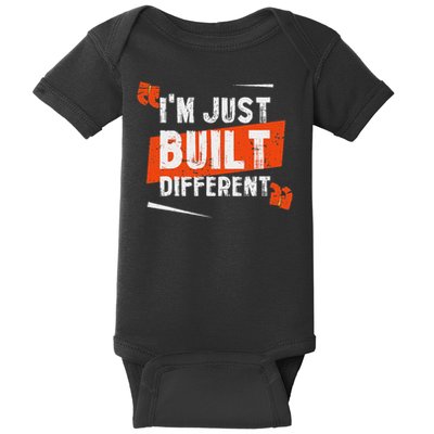 I'm Just Built Different Baby Bodysuit