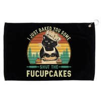 I Just Baked You Some Shut The Fucupcakes Vintage Retro Cat Grommeted Golf Towel