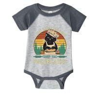 I Just Baked You Some Shut The Fucupcakes Vintage Retro Cat Infant Baby Jersey Bodysuit