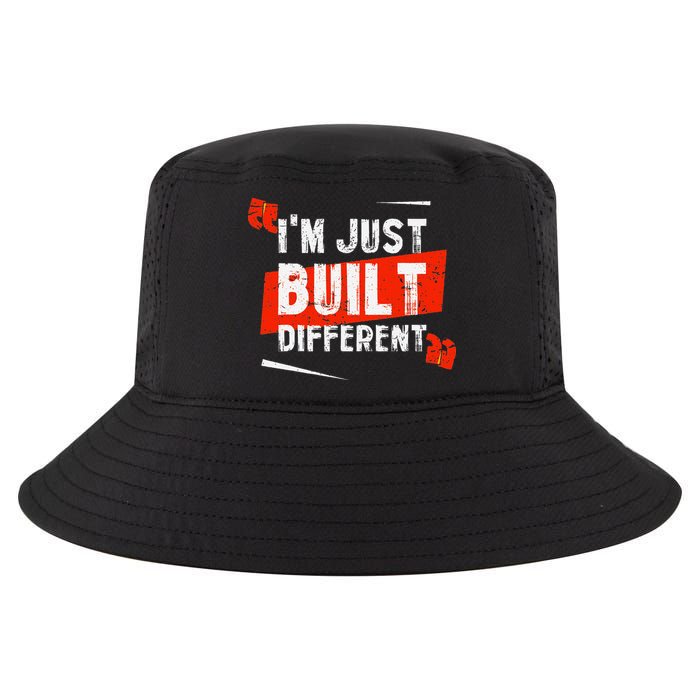 IM Just Built Different Cool Comfort Performance Bucket Hat