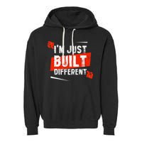 IM Just Built Different Garment-Dyed Fleece Hoodie