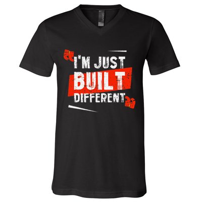 IM Just Built Different V-Neck T-Shirt