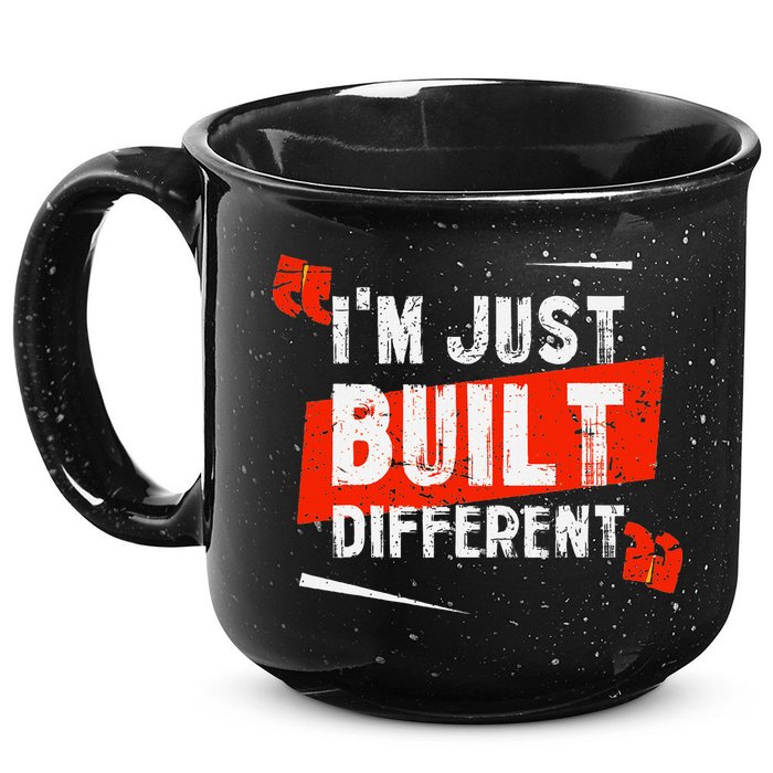 IM Just Built Different 15oz Campfire Ceramic Mug