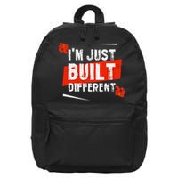 IM Just Built Different 16 in Basic Backpack