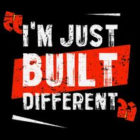 IM Just Built Different 16 in Basic Backpack
