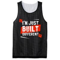 IM Just Built Different Mesh Reversible Basketball Jersey Tank
