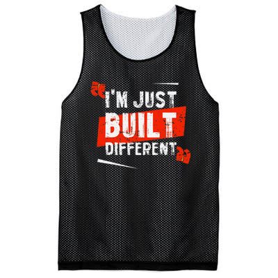 IM Just Built Different Mesh Reversible Basketball Jersey Tank