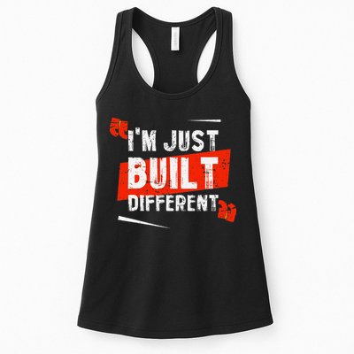IM Just Built Different Womens Tank Top