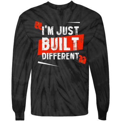 IM Just Built Different Tie-Dye Long Sleeve Shirt