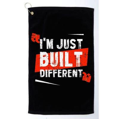 IM Just Built Different Golf Towel