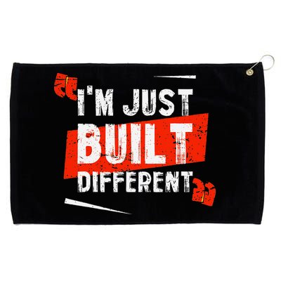 IM Just Built Different Grommeted Golf Towel