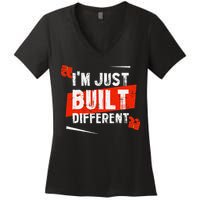 IM Just Built Different Women's V-Neck T-Shirt
