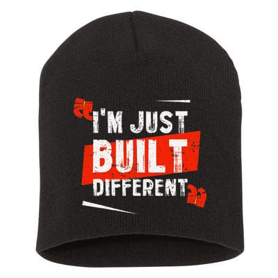 IM Just Built Different Short Acrylic Beanie