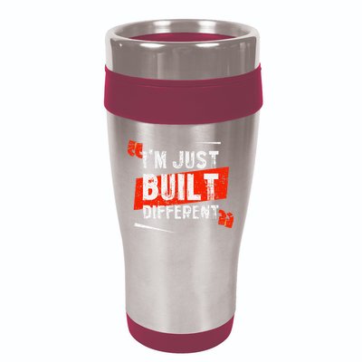 IM Just Built Different 16oz Travel Tumbler