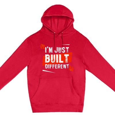 IM Just Built Different Premium Pullover Hoodie