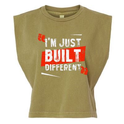 IM Just Built Different Garment-Dyed Women's Muscle Tee