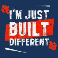 IM Just Built Different Infant Baby Jersey Bodysuit