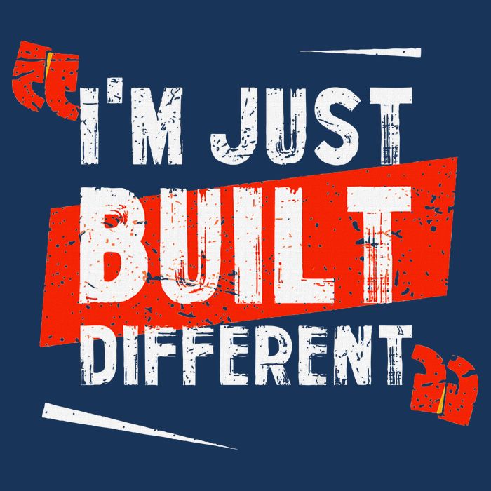 IM Just Built Different Infant Baby Jersey Bodysuit