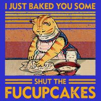 I Just Baked You Some Shut The Fucupcakes Stripe Pom Pom Beanie