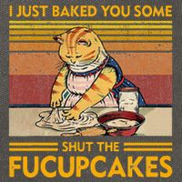 I Just Baked You Some Shut The Fucupcakes Cotton Canvas Backpack