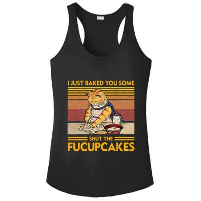 I Just Baked You Some Shut The Fucupcakes Ladies PosiCharge Competitor Racerback Tank