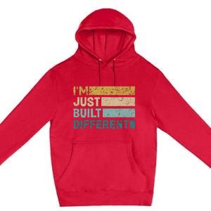 IM Just Built Different Premium Pullover Hoodie