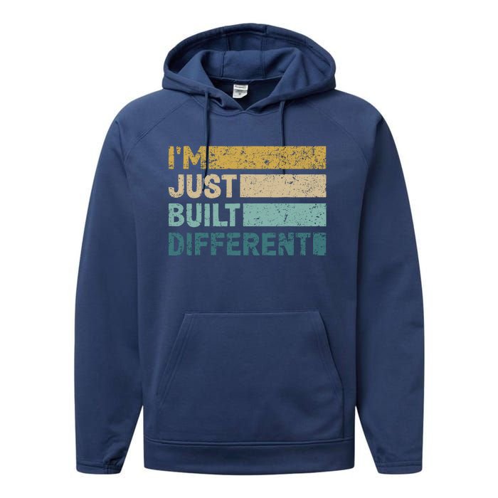 IM Just Built Different Performance Fleece Hoodie