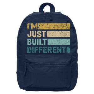 IM Just Built Different 16 in Basic Backpack