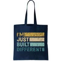 IM Just Built Different Tote Bag