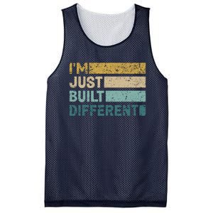 IM Just Built Different Mesh Reversible Basketball Jersey Tank