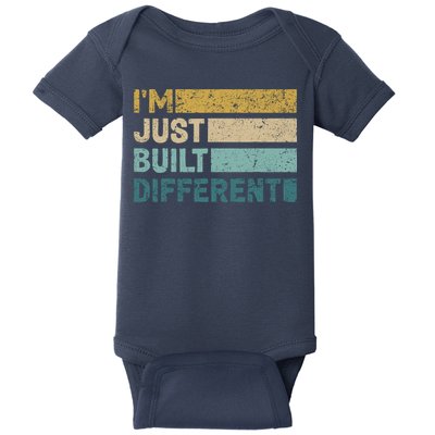 IM Just Built Different Baby Bodysuit